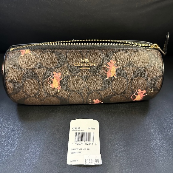 Coach Small Leather PVC Goods Style NO.F79932,NWT. Handbag / Pencil Case - Picture 10 of 10